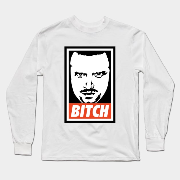 Jesse Pinkman - Bitch Long Sleeve T-Shirt by Gabriel Pastor Store